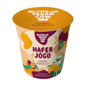 Iaurt de ovăz, mango și fructul pasiunii, Cow Cow, ECO 150g