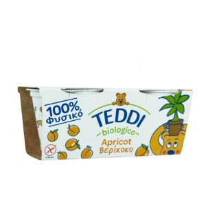 Iaurt Teddi cu caise, ECO, 2 x 115g expira la 23.09.2026