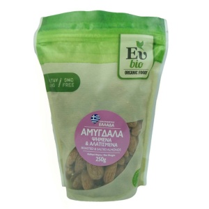 Migdale coapte si sarate, EuBio, ECO, 250g