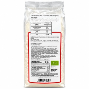 Mix faina pentru paine,Eat Free, ECO, 500g (fara gluten) - Img 2