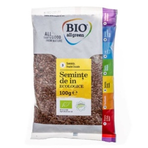 Seminte de in, BIO All Green, ECO, 100g