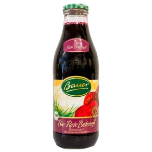Suc de sfecla rosie, Bauer, ECO, 980mL (fara zahar)