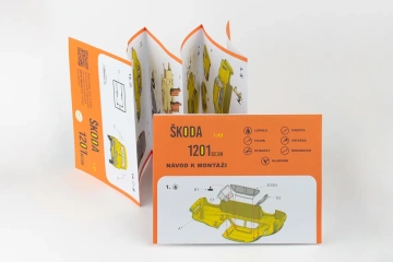 Škoda 1201 (1956) 1:43 - Taxi - Stavebnice - Img 3