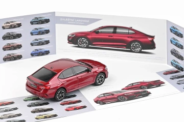 Škoda Octavia IV RS (2020) 1:43 - Roșu Hotchilli Metalíza - Img 4