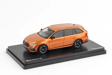 Škoda Octavia IV Combi RS (2020) 1:43 - Portocaliu Phoenix Metalíza - Img 3