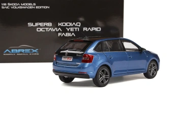 Škoda Rapid Spaceback (2013) 1:18 - Albastru Metalizat - Img 2