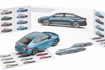 Škoda Octavia IV RS (2020) 1:43 - Albastru Admiral Metalíza - Img 4