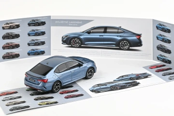 Škoda Octavia IV RS (2020) 1:43 - Gri Satin Metalizat - Img 3