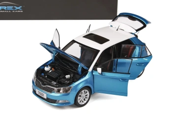 Škoda Fabia III (2015) 1:18 - Albastru Metalizat - Img 3