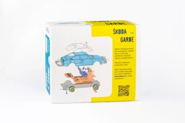 Škoda Garde (1982) 1:43 - Alb Ledová - Stavebnice - Img 2