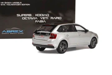 Škoda Rapid Spaceback (2013) 1:18 - Argintiu Metalizat - Img 2