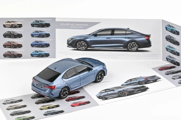Škoda Octavia IV RS (2020) 1:43 - Albastru Mystery Metalíza - Img 4