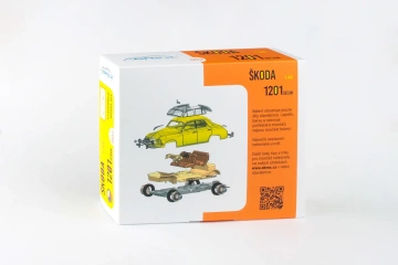 Škoda 1201 (1956) 1:43 - Taxi - Stavebnice - Img 2