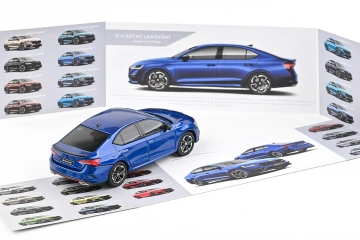 Škoda Octavia IV RS (2020) 1:43 - Albastru Nightfire Metalíza - Img 4