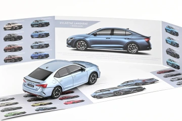 Škoda Octavia IV RS (2020) 1:43 - Albastru Shark Metalíza - Img 3