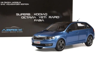 Škoda Rapid Spaceback (2013) 1:18 - Albastru Metalizat
