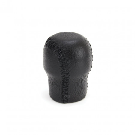 Nuca schimbator de viteza din piele neagra cu fir negru - 01757