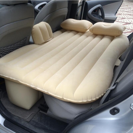 Saltea Autogonflabila pentru calatorii, 130 x 80 cm - Crem