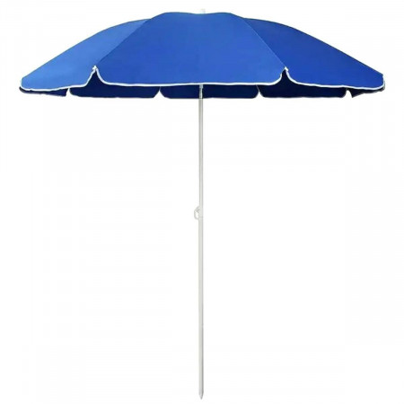 Umbrela de Plaja sau Gradina, culoare Albastra, model XL cu deschidere de pana la 160 cm