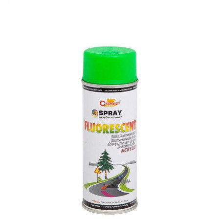 Spray Vopsea Fluorescent 400ml Verde Champion Color