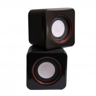 Boxe Stereo 2.0 cu conectare USB & Jack, putere 2 x 3W, culoare neagra - Img 2