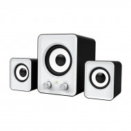 Boxe Stereo 2.1 cu conectare USB & Jack, putere 5W + 2 x 3W - Img 1