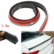 Eleron din cauciuc tip M NEGRU 1,5m x 3.5cm - Img 2