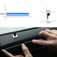 Fir Neon Auto "EL Wire" culoare Albastru Turcoaz, lungime 1M, alimentare 12V, droser inclus - Img 3