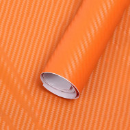 Folie colantare auto Carbon 3D - Orange (3m x 1,27m) - Img 1
