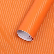 Folie colantare auto Carbon 3D - Orange (3m x 1,27m)