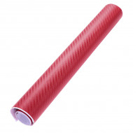 Folie colantare auto Carbon 3D - Rosu (3m x 1,27m) - Img 2