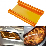 Folie protectie faruri / stopuri auto - Orange (pret/m liniar) - 034 - Img 1