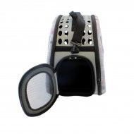 Geanta de Transport pentru Caine sau Pisica culoare Gri marime XXL AG644G - Img 6