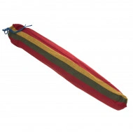 Hamac Multicolor Dublu (2 persoane), 200 x 150 cm, cu bara de 80 cm - ROSU - Img 2