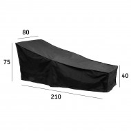 Husa impermeabila pentru sezlong gradina, 210 x 80 cm - Img 3