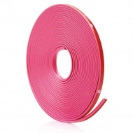 Inele de protectie si decor jante, adezive, din plastic flexibil - PINK - Img 2