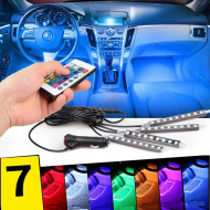 Lumini UnderCar LED - RGB pentru interior sau exterior cu telecomanda - 22cm - Img 1