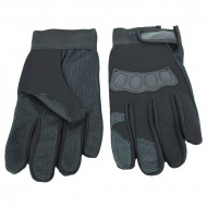 Manusi cu elemente de protectie, cu destinatie Moto, ATV, SSV, QUAD, culoare Neagra - Img 2