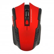 Mouse Optic Gaming Wireless, 1600 DPI, culoare Rosu - Img 2