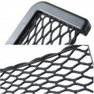 Organizator de tip buzunar din plasa elastica cu rama plastic, dimensiune 19,5 x 7,8 cm, culoare neagra - Img 7