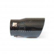 Ornament toba esapament din otel inoxidabil MT 007C cu finisaj carbon - Img 2