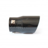 Ornament toba esapament din otel inoxidabil MT 007C cu finisaj carbon - Img 2