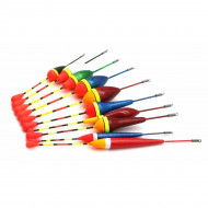 Set 10 flotoare pentru pescuit, 0,8 - 4,5 g, AVX-AG103A - Img 1
