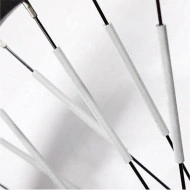 Set 12 ornamente din material reflectorizant pentru spite bicicleta, culoare gri - argintiu - Img 6
