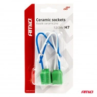 Set 2 mufe ceramice soclu H7, rezistente termic - Img 3