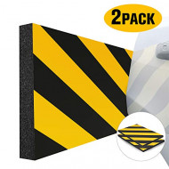 Set 2 placi de protectie coliziune portiera auto pentru garaje sau parcari, 50 x 10 cm - Img 1