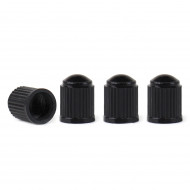 Set 4 capacele auto din plastic pentru ventil, culoare Neagra - Img 2