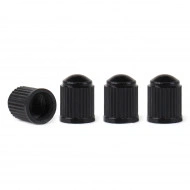 Set 4 capacele auto din plastic pentru ventil, culoare Neagra - Img 2