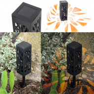 Set 4 lampi solare de gradina cu picior tip "Lampion" cu LED - Img 2