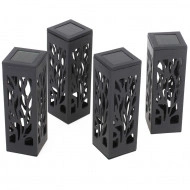 Set 4 lampi solare de gradina cu picior tip "Lampion" cu LED - Img 7